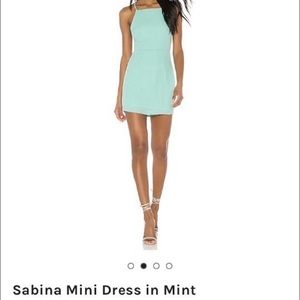Superdown Sabina Mini Dress in Mint